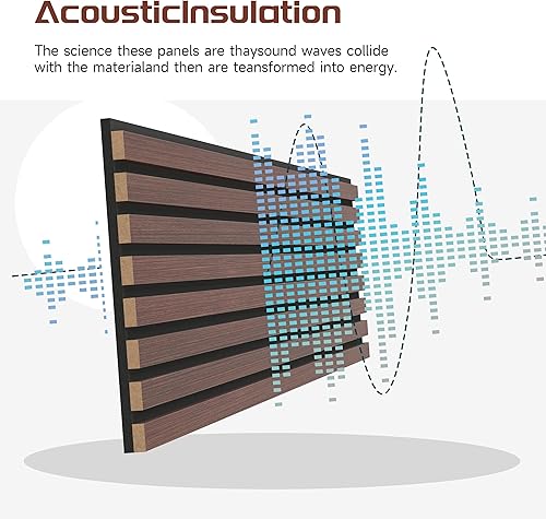 Miniatura 6 de Paneles de pared de listones de madera, paquete de 2 paneles decorativos de madera de 8 x 1 pie para pared, elegantes paneles de pared para