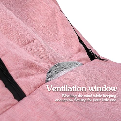 Miniatura 6 de Funda de asiento de automóvil de invierno para bebés, funda de asiento de automóvil para niños y niñas, toldo de felpa de forro polar con orificio