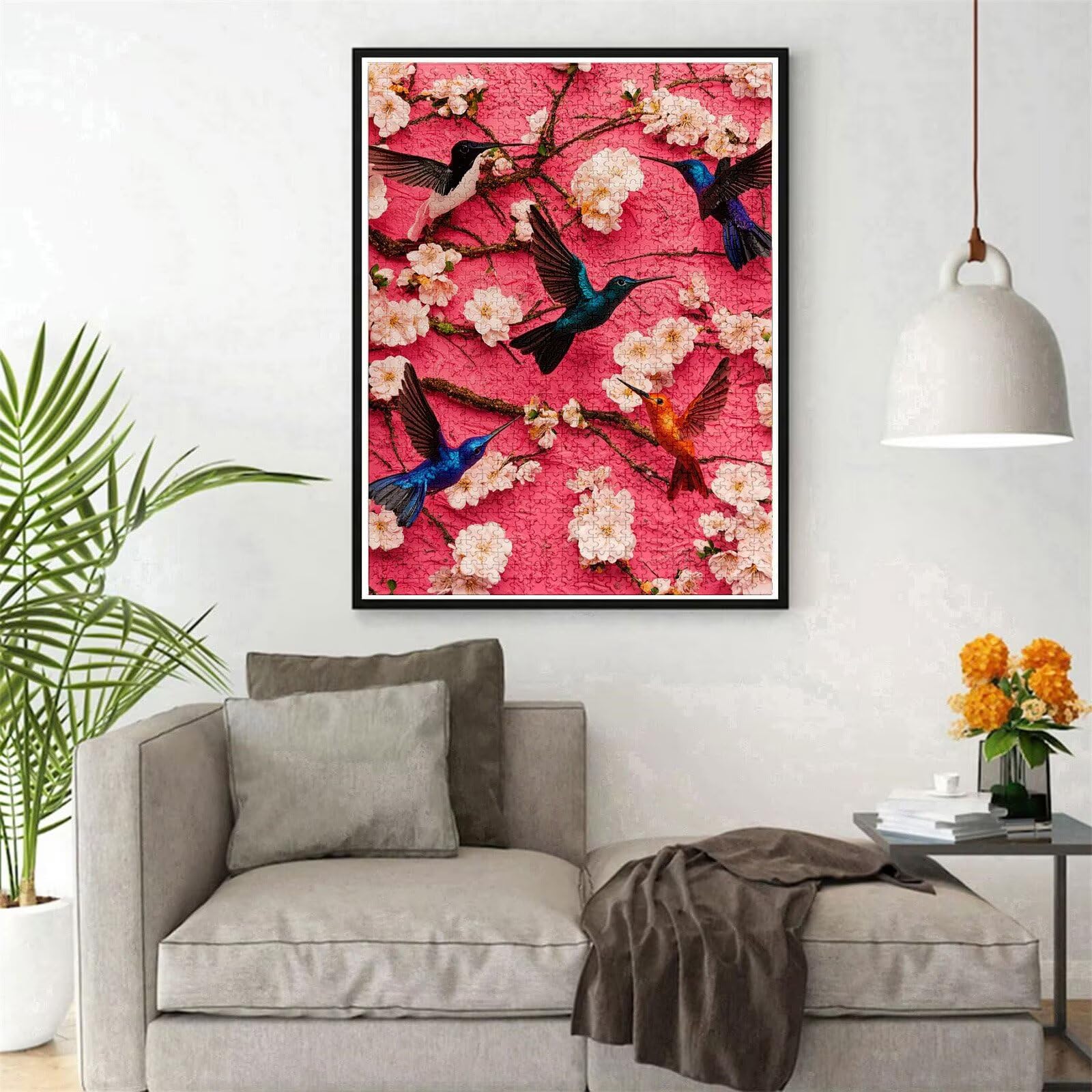 Puzzle 3000 Pezzi, Puzzle Fiore Jigsaw Adulti DIY Classici legno Gioco, Uccello Jigsaw Giochi Rilassamento e Intelligence, Idea Regalo per Lei o Lui, Consigliato a Partire dai 14 Anni 122x81cm g-802