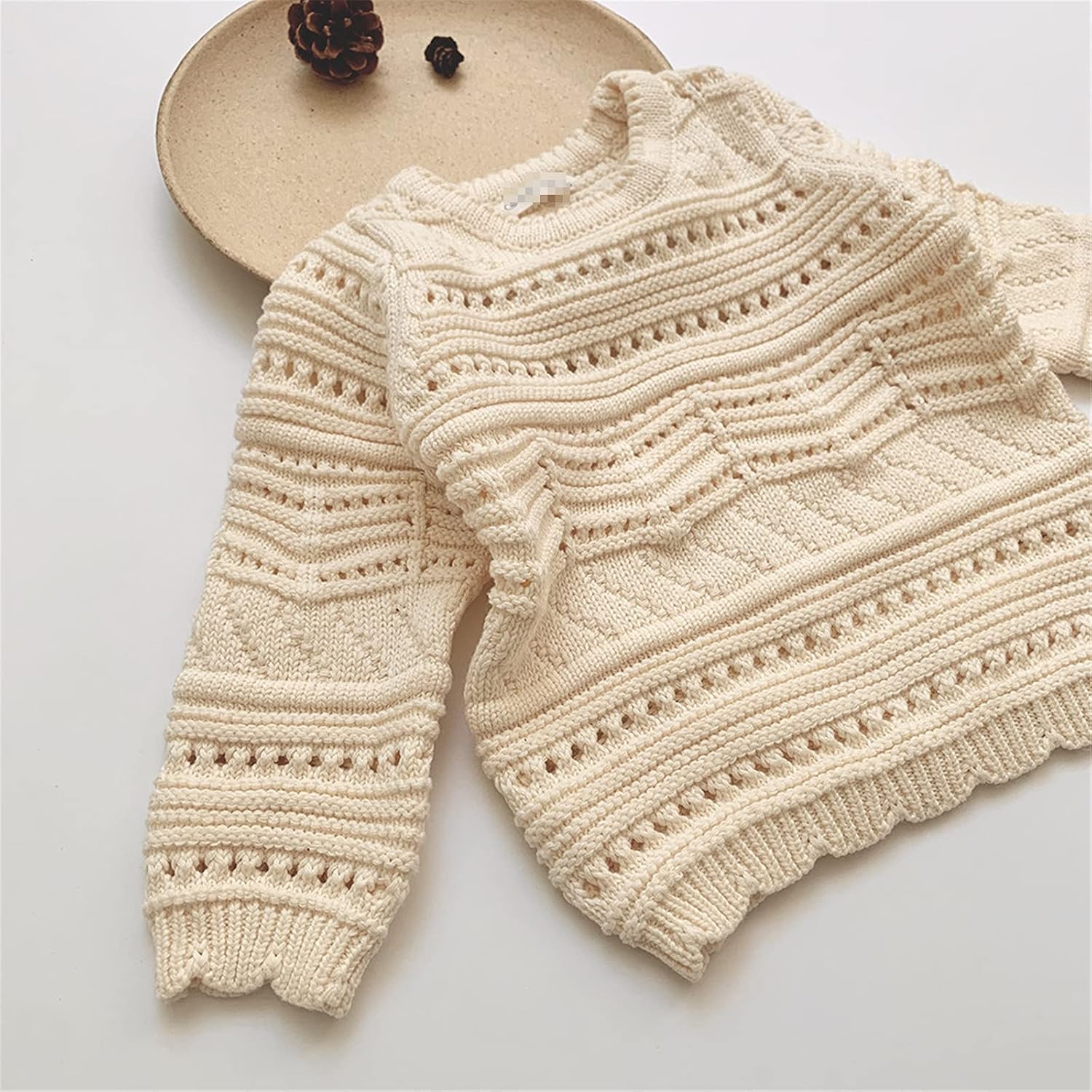 Kids Girls Autumn Winter Knit Sweater Toddler Girl Beautiful Tops Child Girl Hollow Out Kniting Pullover Sweater