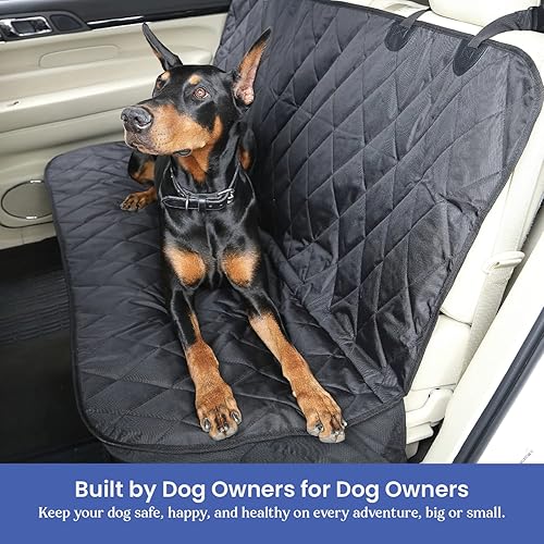 Miniatura 9 de Perro Funda para asiento sin Hamaca para autos, camiones y SUVsEmpresa basada en EE. UU.Negro, Bronceado, Gris, normal, Bronceado