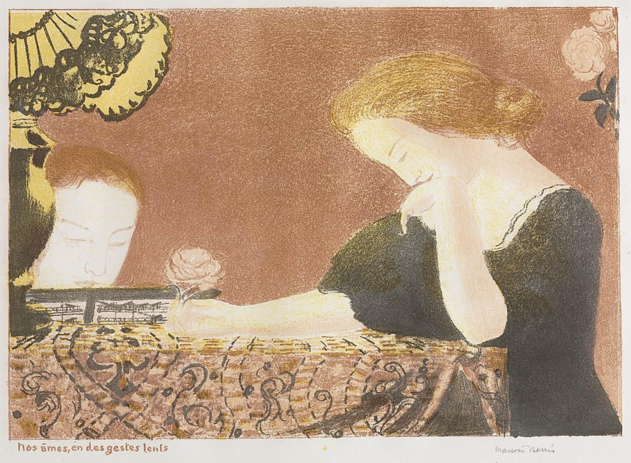 POSTERIIk Famous Print Pop Art Wall Art Graffiti Love Our Souls in Slight Gestures Published by Maurice Denis Art Prints for Home Decor 60x90cm