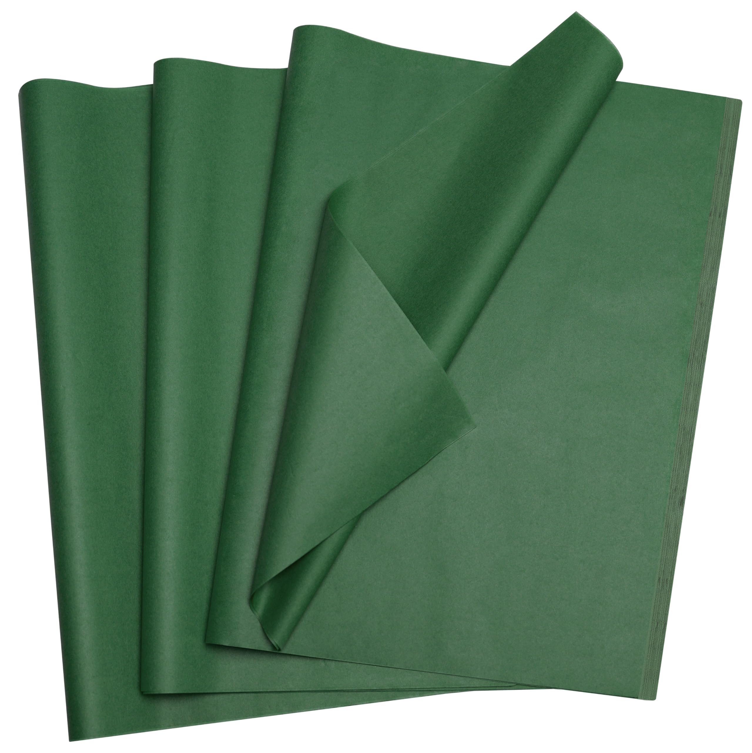 Bobobag 100 Sheets Forest Green Tissue Paper 20"X14" Tissue Paper for Gift Bags, Gift Wrapping Tissue, Christmas Tissue Paper Anniversary Holiday Decoration Arts Craft