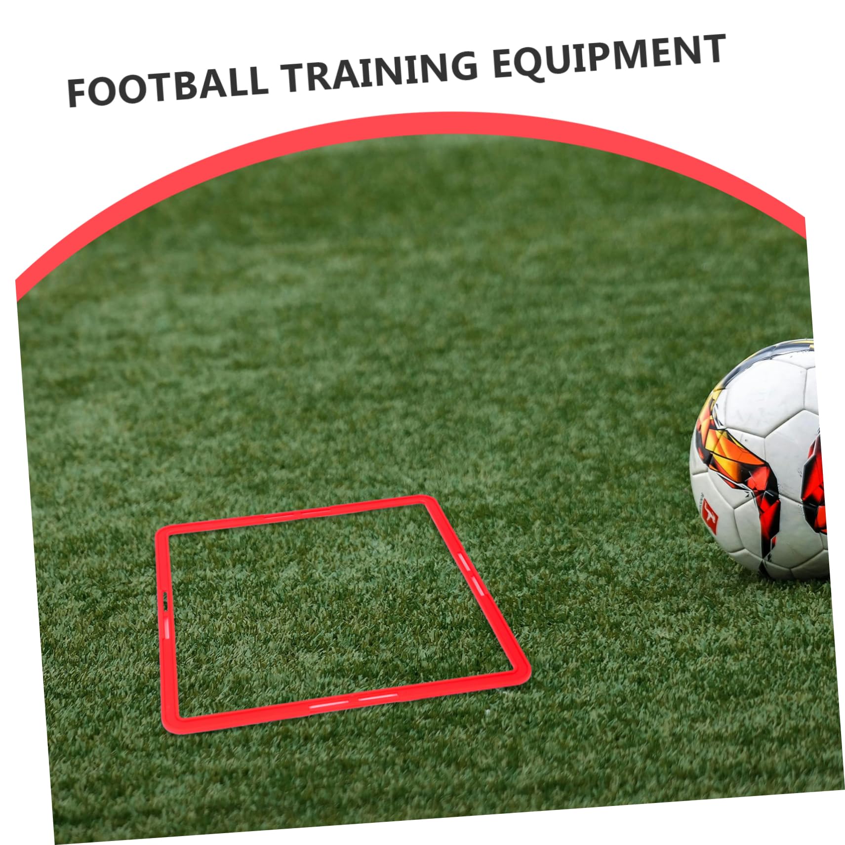 TOYANDONA 6pezzi Anelli Agilità per Allenamento Calcio Anelli Multifunzione per velocità Riutilizzabili Colori Brillanti Resistenza Cadute per Basket e Calcio
