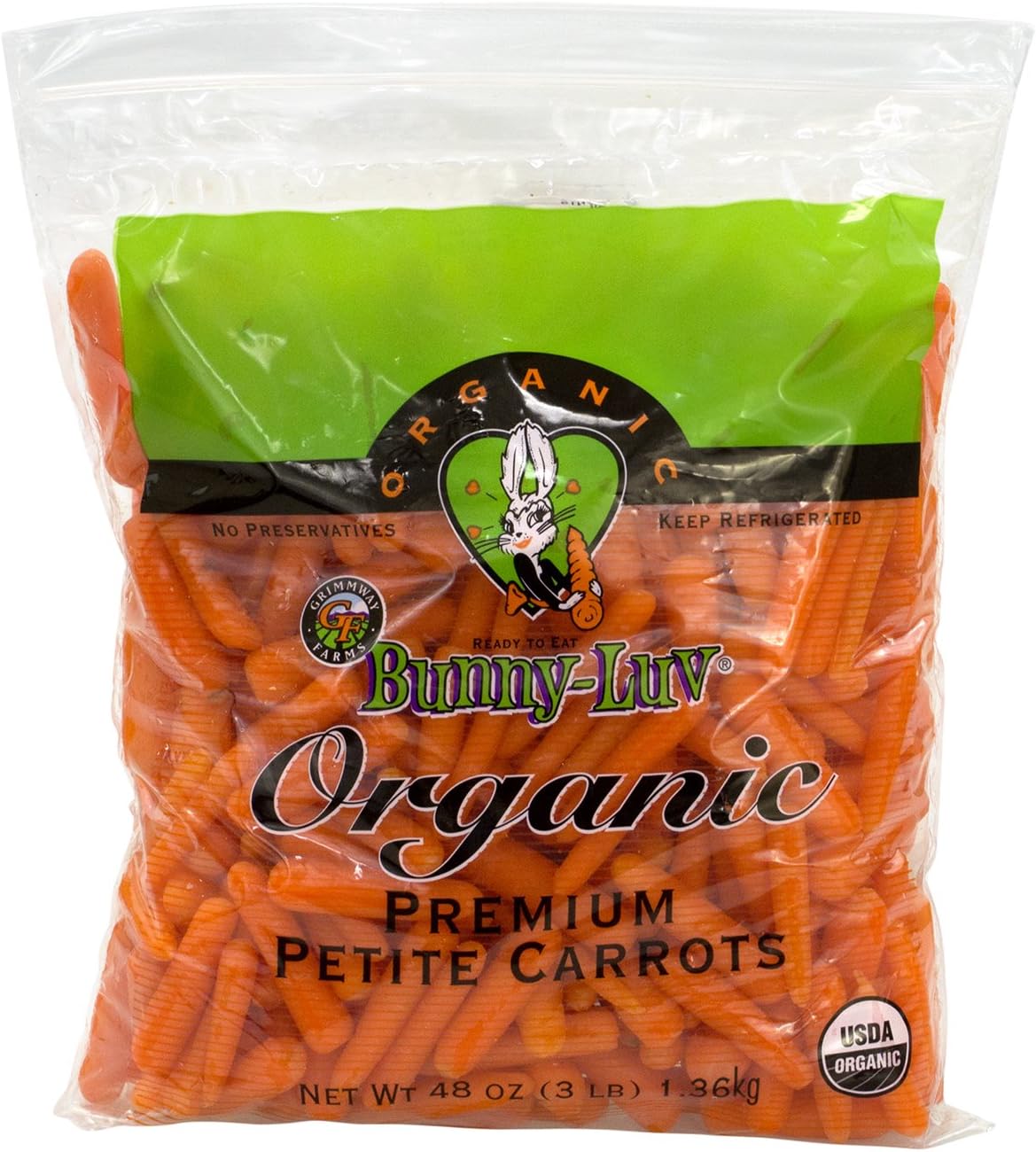 Fresh Organic Petite Baby Carrots, 3 lb