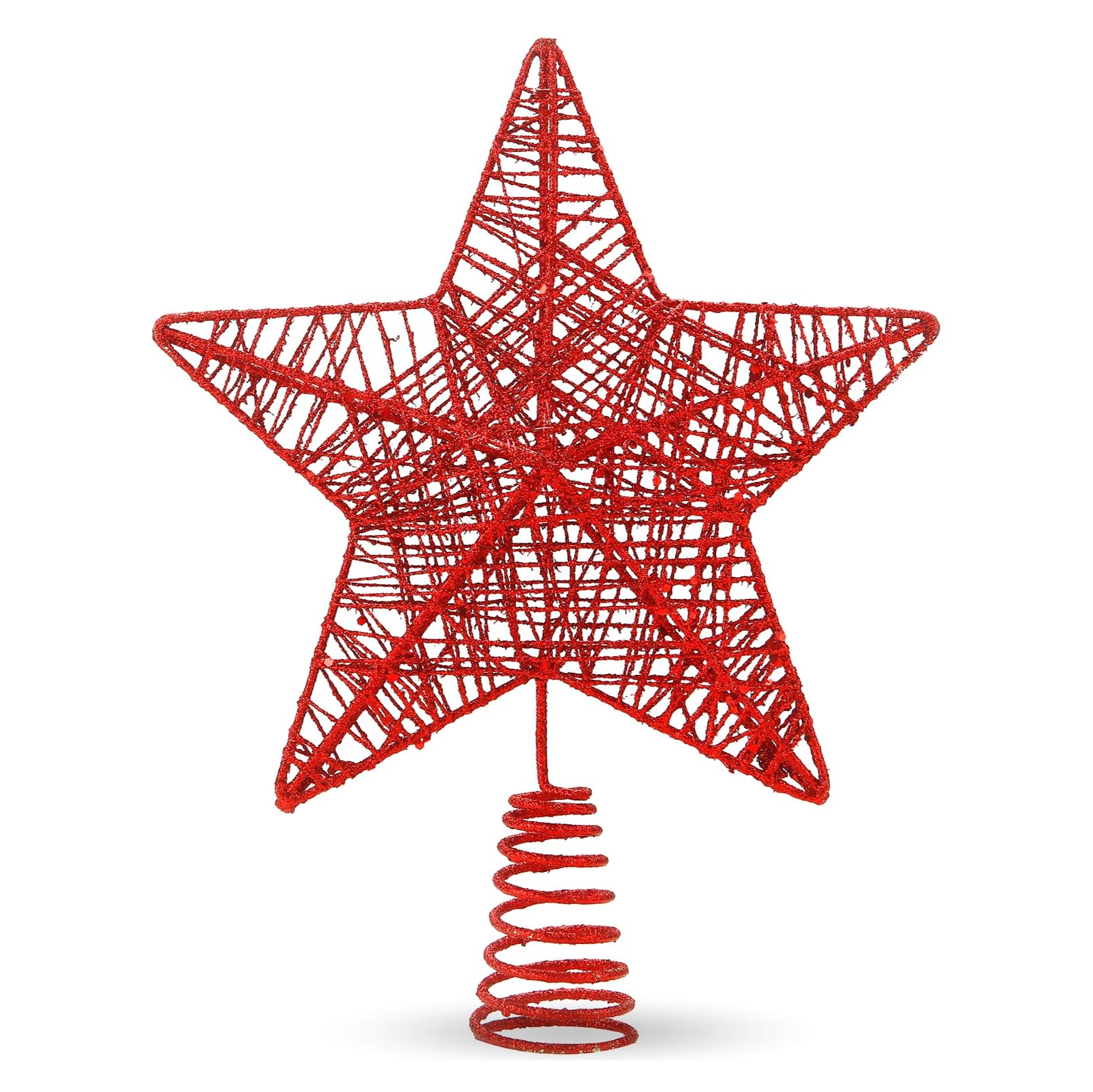 Tree Topper Red Star Christmas Decorations - Christmas Tree Topper Attachment