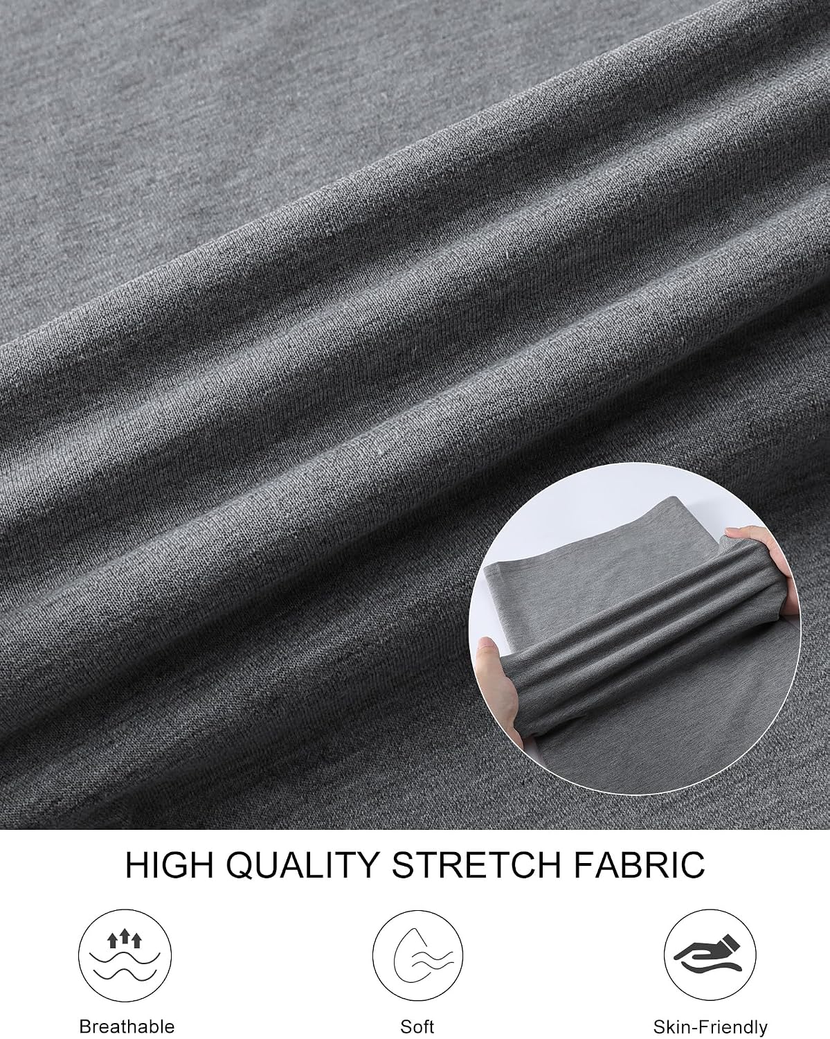 Wide Leg Cotton Sweatpants Women Elastic Waisted Pants Baggy Straight Athletic Loose Casual Jogger Pants with Pockets