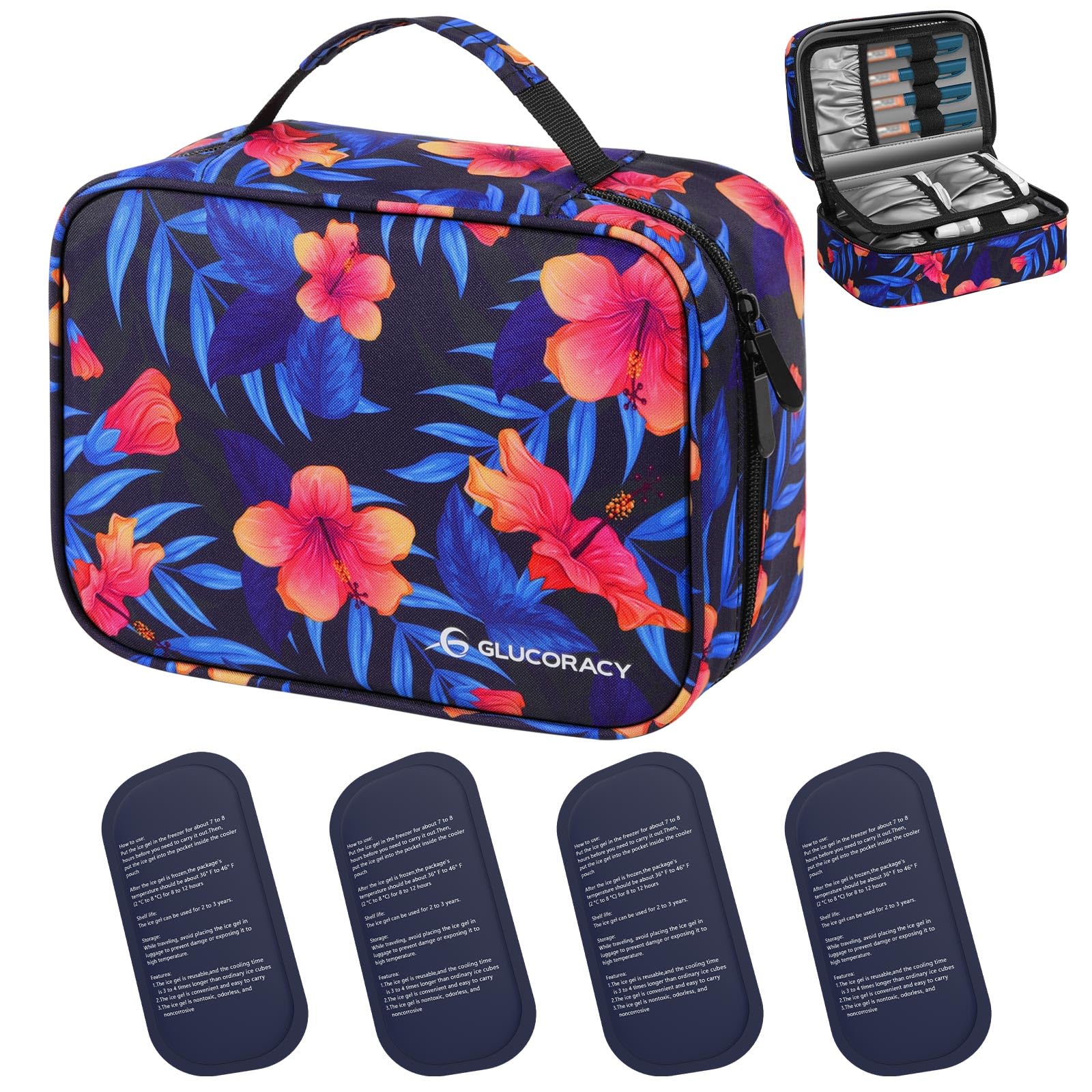 Glucoracy Insulin Cooler Travel Case
