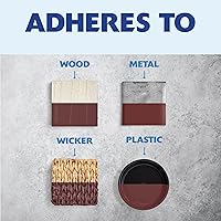 Vista 59 de Rust-Oleum Painter's Touch 1979502 - Pintura de látex, color negro brillante, 1 cuarto de galón