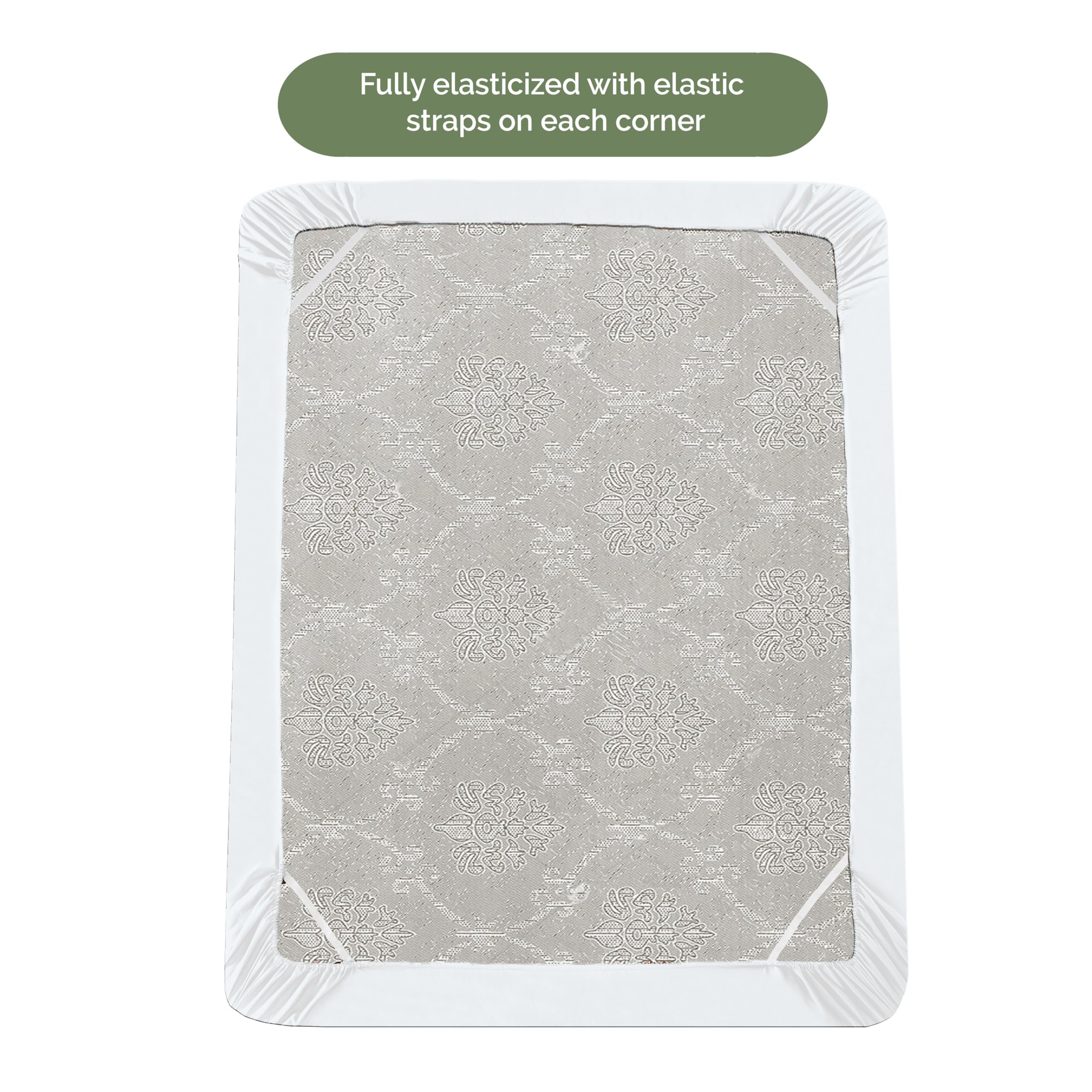 Elegant Comfort 1500 Spannbettlaken für Einzelbett, 45,7-53,3 cm tief, extra tief, luxuriös und weichste, intelligente Tasche, knitterfrei, Queen-Size-Bett, Weiß