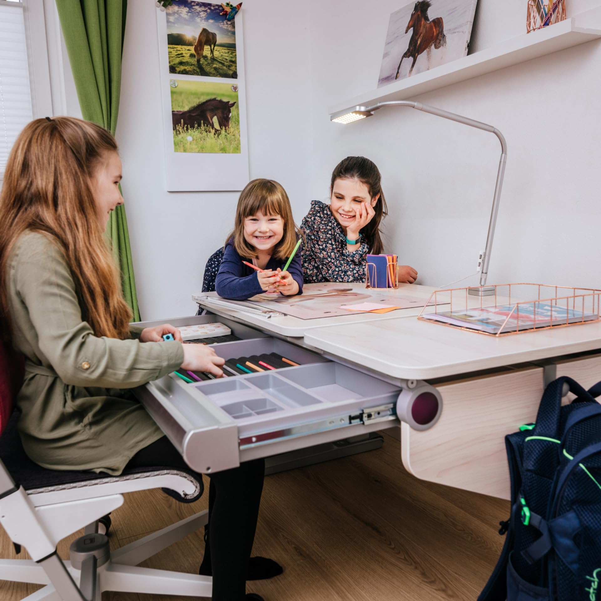 moll Easy Schublade | Erweiterung für Kinderschreibtisch | praktischer Stauraum für Bandit & Sprinter | ideal für Schulkinder | Made in Germany