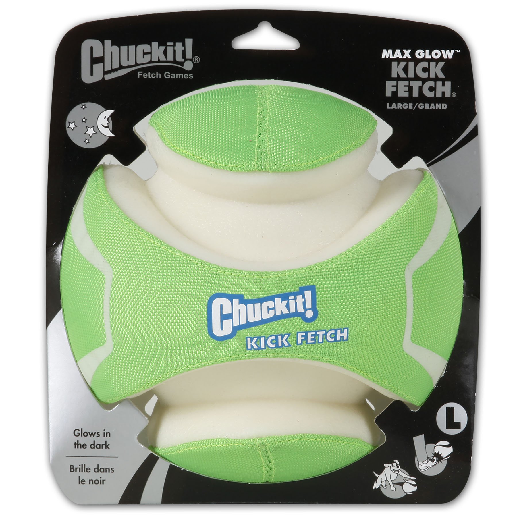 Chuckit! CI Kick Fetch Max Glow Klein 14 cm