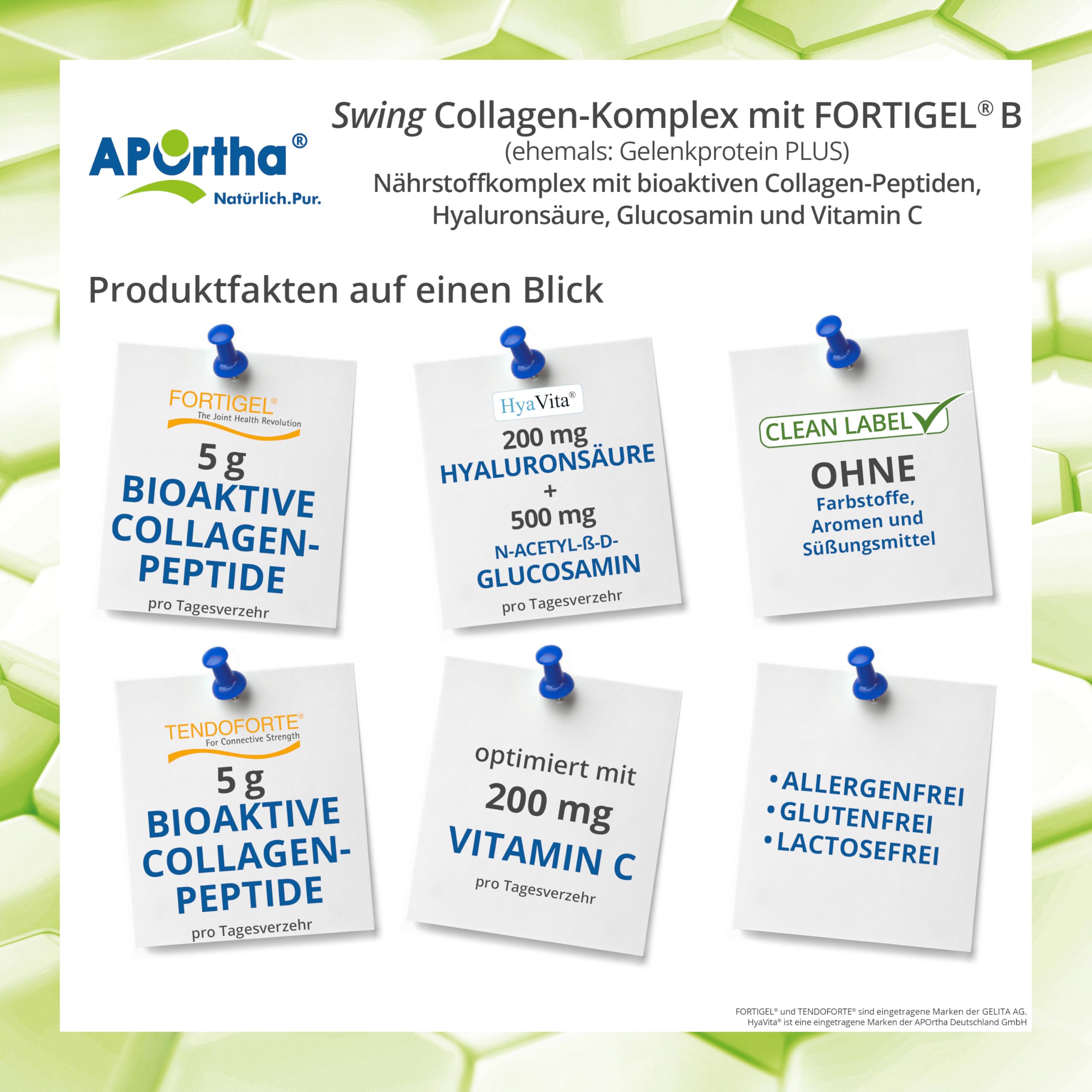APOrtha® Swing Collagen-Komplex mit FORTIGEL® + TENDOFORTE - 340 g Pulver