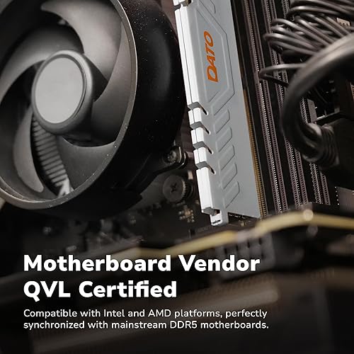 Miniatura 3 de DATO DDR5 RAM 32 GB (16 GBx2) 6000 MHz con disipador de calor dimm PC6000 CL38 1.35V PC5-48000 288 pines no ECC UDIMM módulo de memoria de