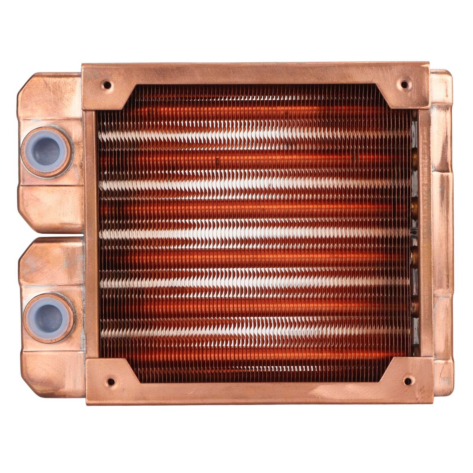 Bewinner Radiatore per Computer con Raffreddamento Ad Acqua, 7 Tubi Scambiatore di Calore in Rame Rosso Dissipatore di Calore per Radiatore di Raffreddamento a Liquido 120mm per