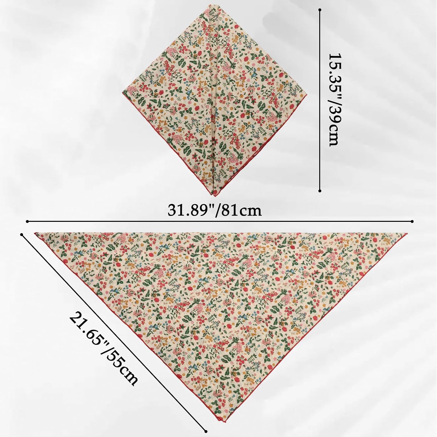 Cotton Hair Bandana for Women Men, Flower Head Scarf for Women's Hair, Headscarf for Party Exercising School Sport