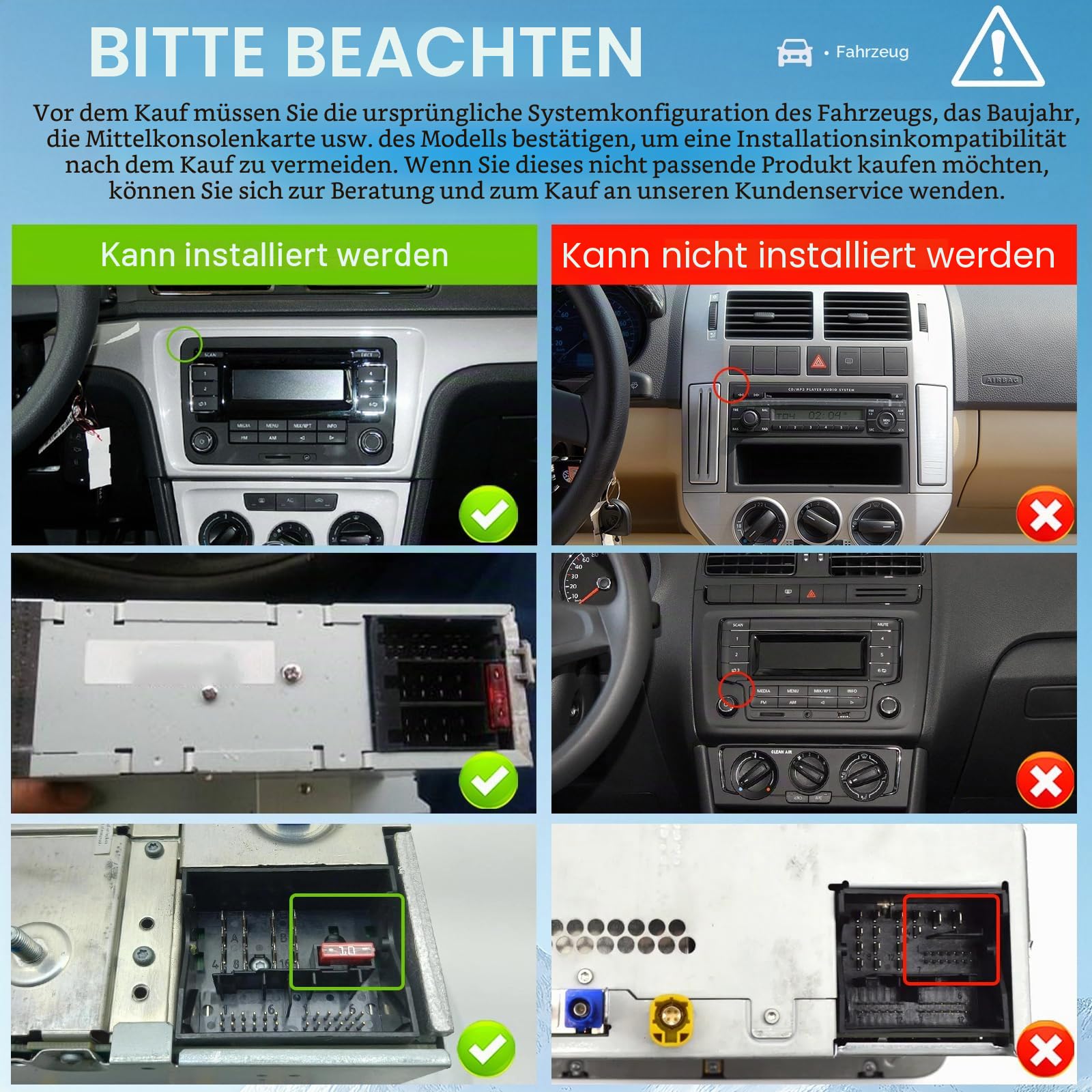 4+64GB Android 15 CarPlay Android Auto Autoradio für VW Golf 5 Golf 6 Passat Jetta T5 EOS Polo Touran Seat Sharan 7 Zoll Autoradio Mit Bildschirm Bluetooth FM RDS GPS WLAN SWC EQ Rückfahrkamera Canbus