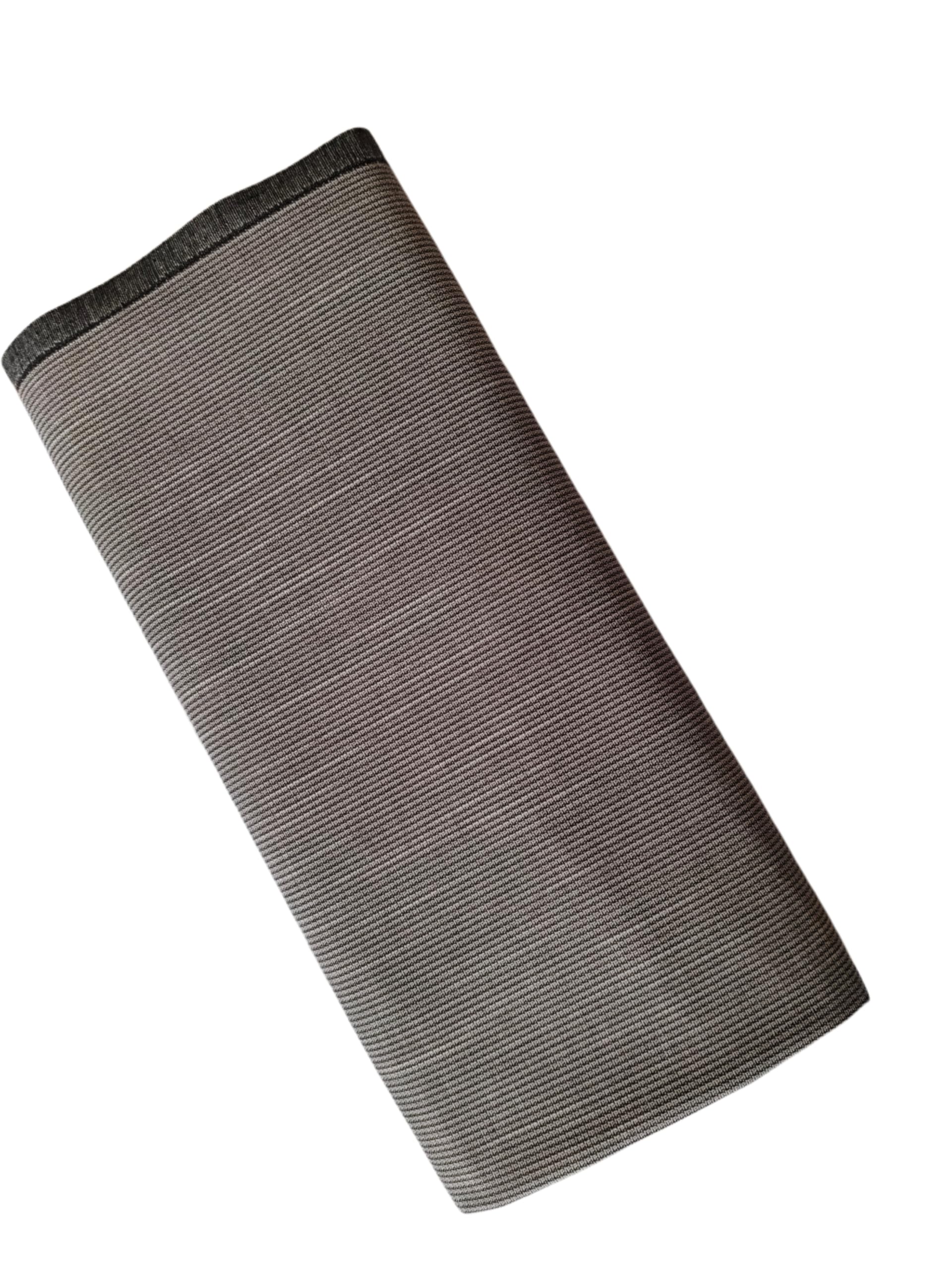 Unstitched Viscose Rayon Cotton Blend Light Cream Striped Woven Design Full/Half Safari Suits Blazers Fabric for Men's Boys Fashion Size - 2.40 meter-image-46