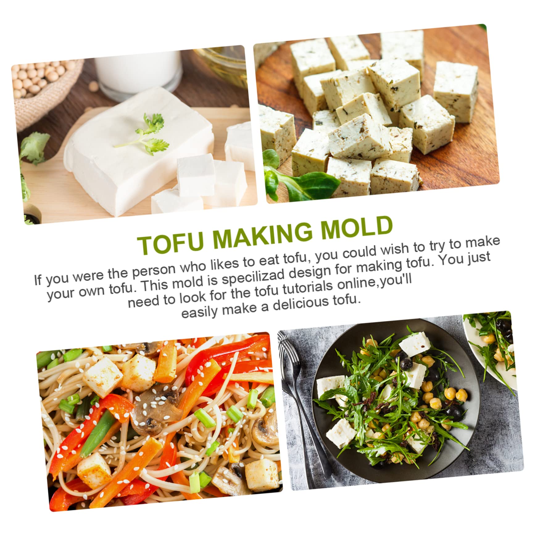 1 Set Tofu Mold Wooden Tofu Maker Tofu Pressing Mold Tofu Maker Mold Tofu Diy Mold Tofu Press Mold Curd Maker Tofu Making Die Tofu Making Tool Home Tofu Maker