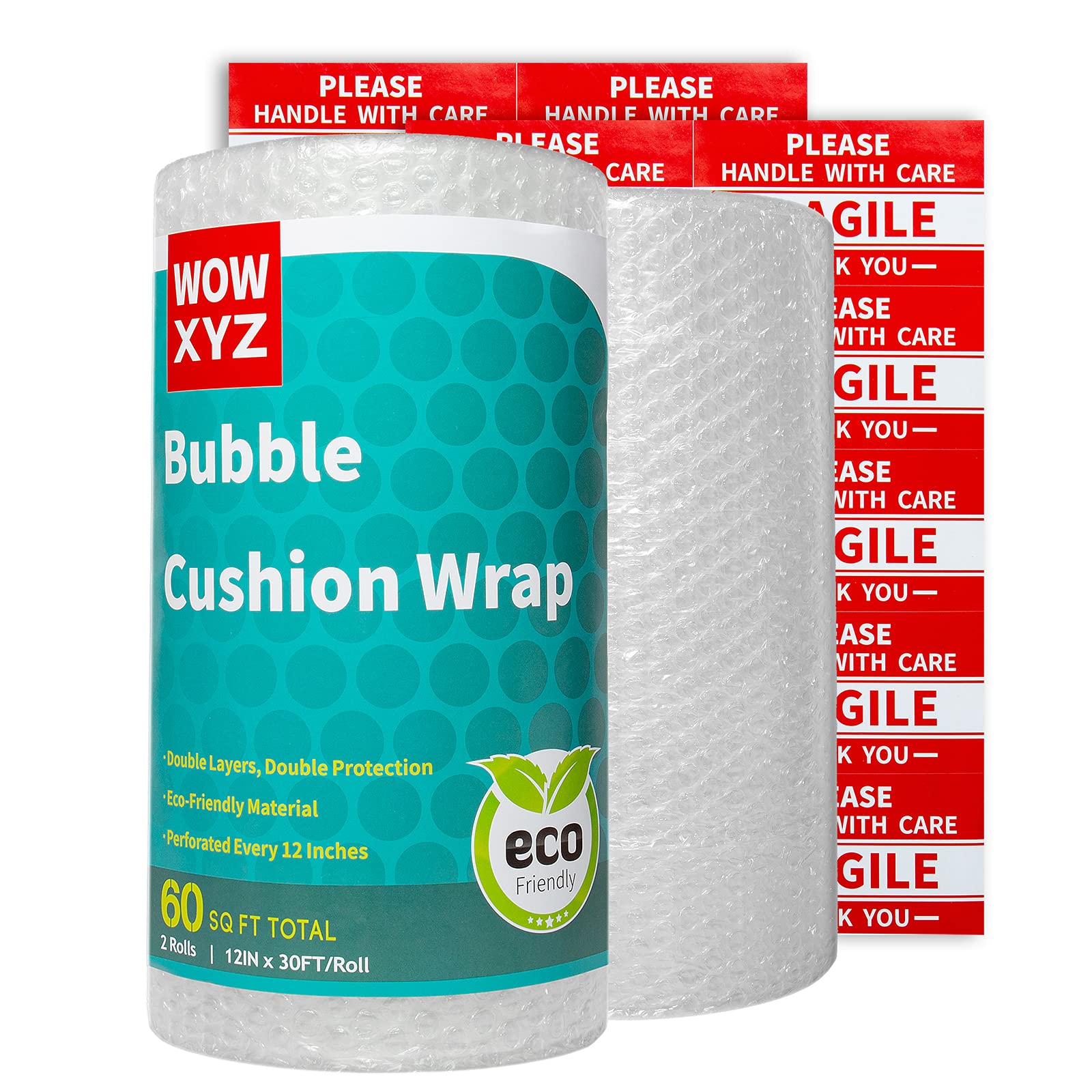 Buy Wowxyz Biodegradable Bubble Cushioning Wrap Roll 12 Inch x 60