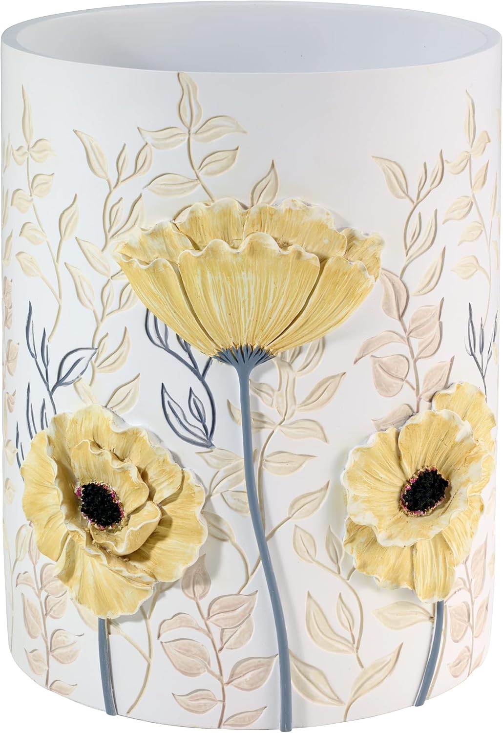 Avanti Linens Marielle Collection, Tissue Box Cover, Yellow : Home & Kitchen