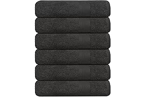 Plush Bath Towels: Experience Cloud-Like Comfort with Our 100% Cotton Pack of 6