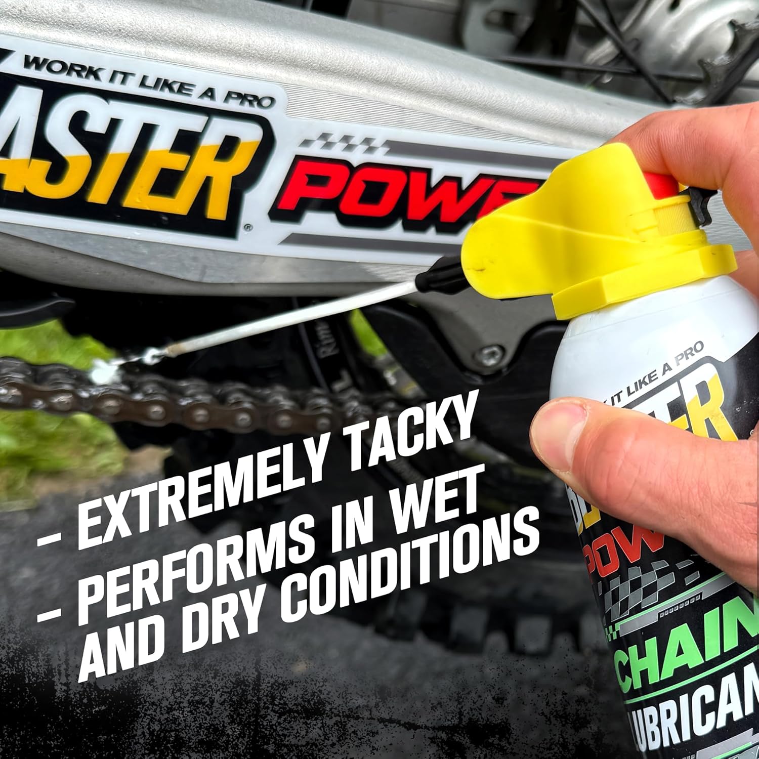 B’Laster Chain Lube – Compatible with All O, X, and Z-Ring Types – Reduces Friction & Wear, Protects from Rust – Use as Motorcycle or Bike Chain Lube – 14oz (6)