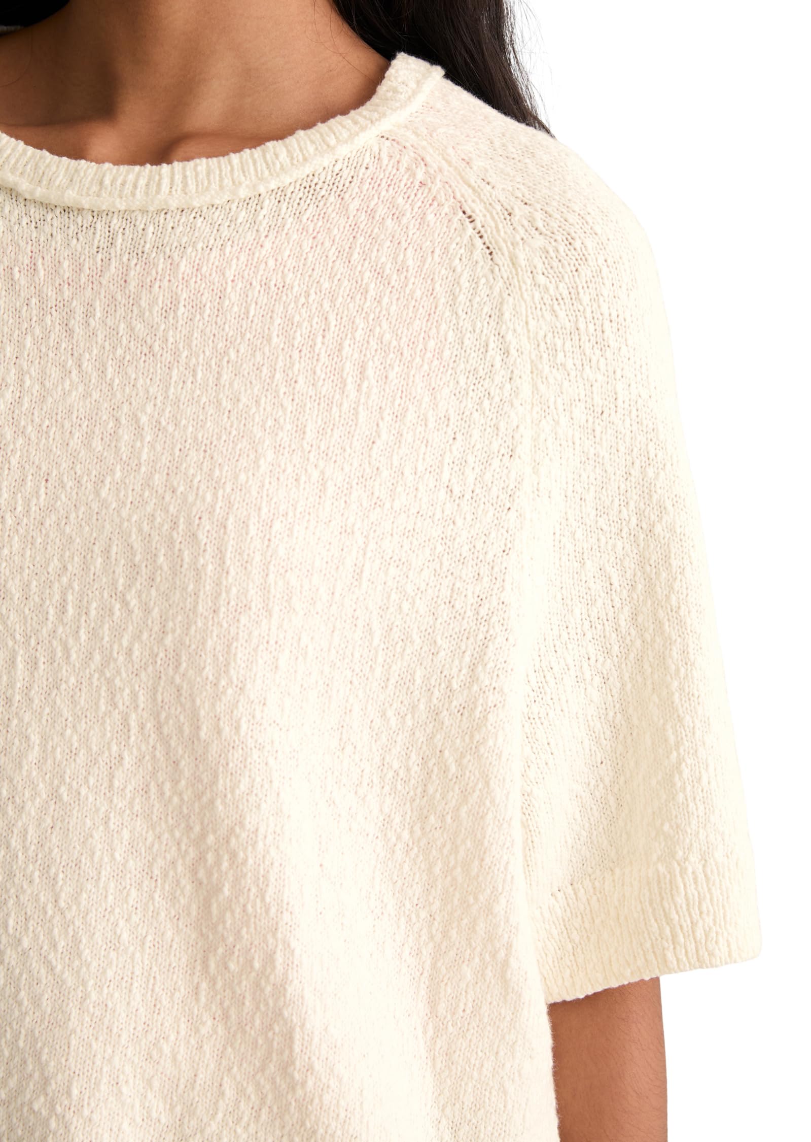 Marc O'Polo Denim Kurzarm-Pullover Regular aus Cotton Slub Garn
