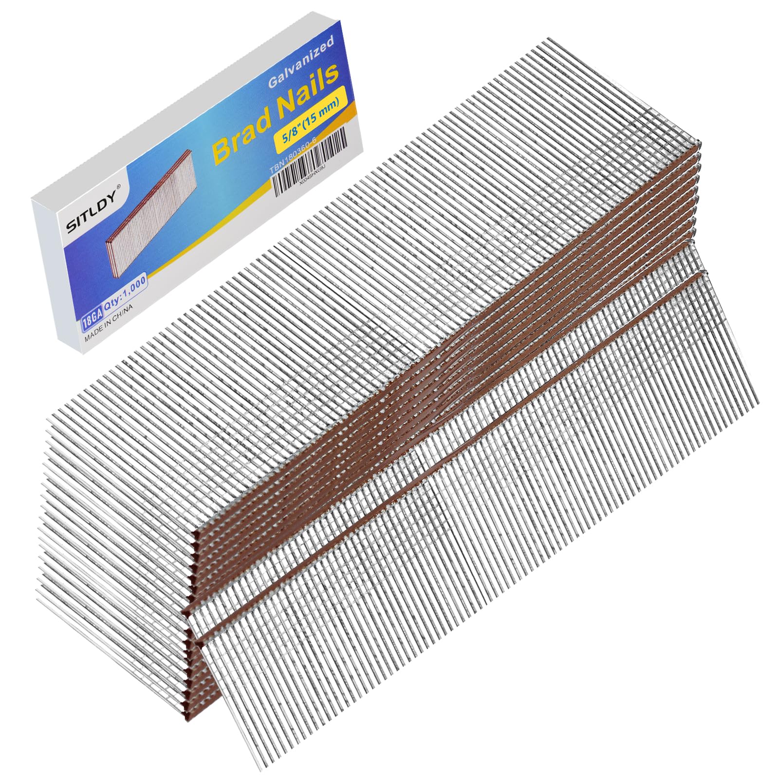 18 Gauge Galvanized Brad Nails - 1600 Pack -8