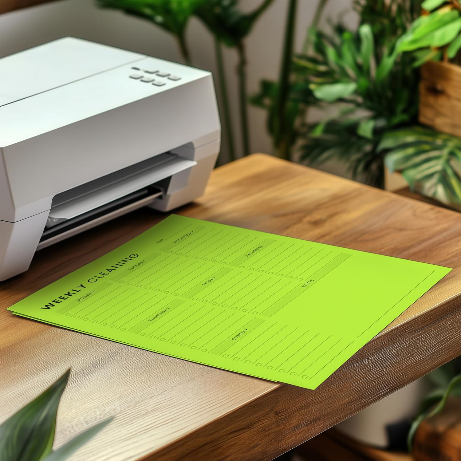 Neenah 21859 Astrobrights Color Paper, 8.5” x 11”, 24 lb / 89 gsm, Vulcan Green, 500 Sheets image 5