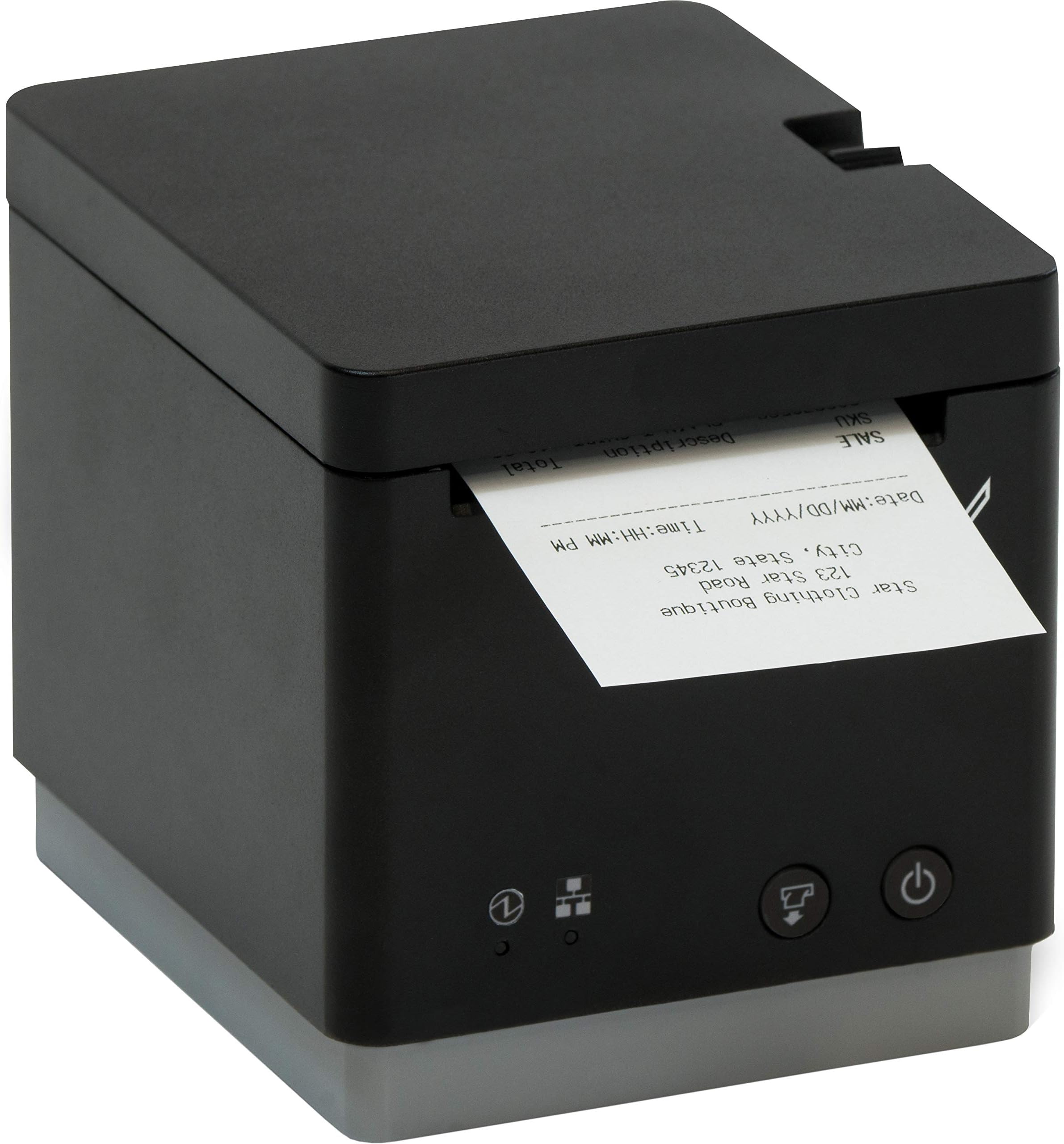 Star Micronics mC-Print2 2-inch Ethernet (LAN) / USB Thermal POS Printer with CloudPRNT, Cutter, and External Power Supply - Black