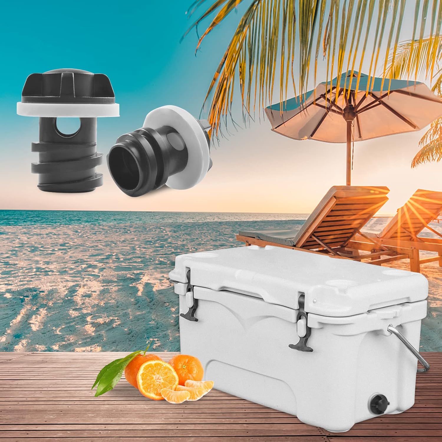 Buy Broadsheet 2 Pcs Cooler Plug Replacement for Yeti, Drain Plug for Yeti Cooler Drain Plugs