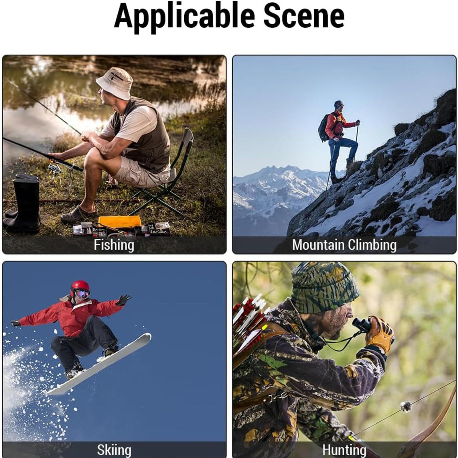 Guêtres de Jambe élastiques, Guêtres de Bottes de Neige Imperméables et Réglables pour La Randonnée, La Marche, La Chasse, l'escalade et La Raquette