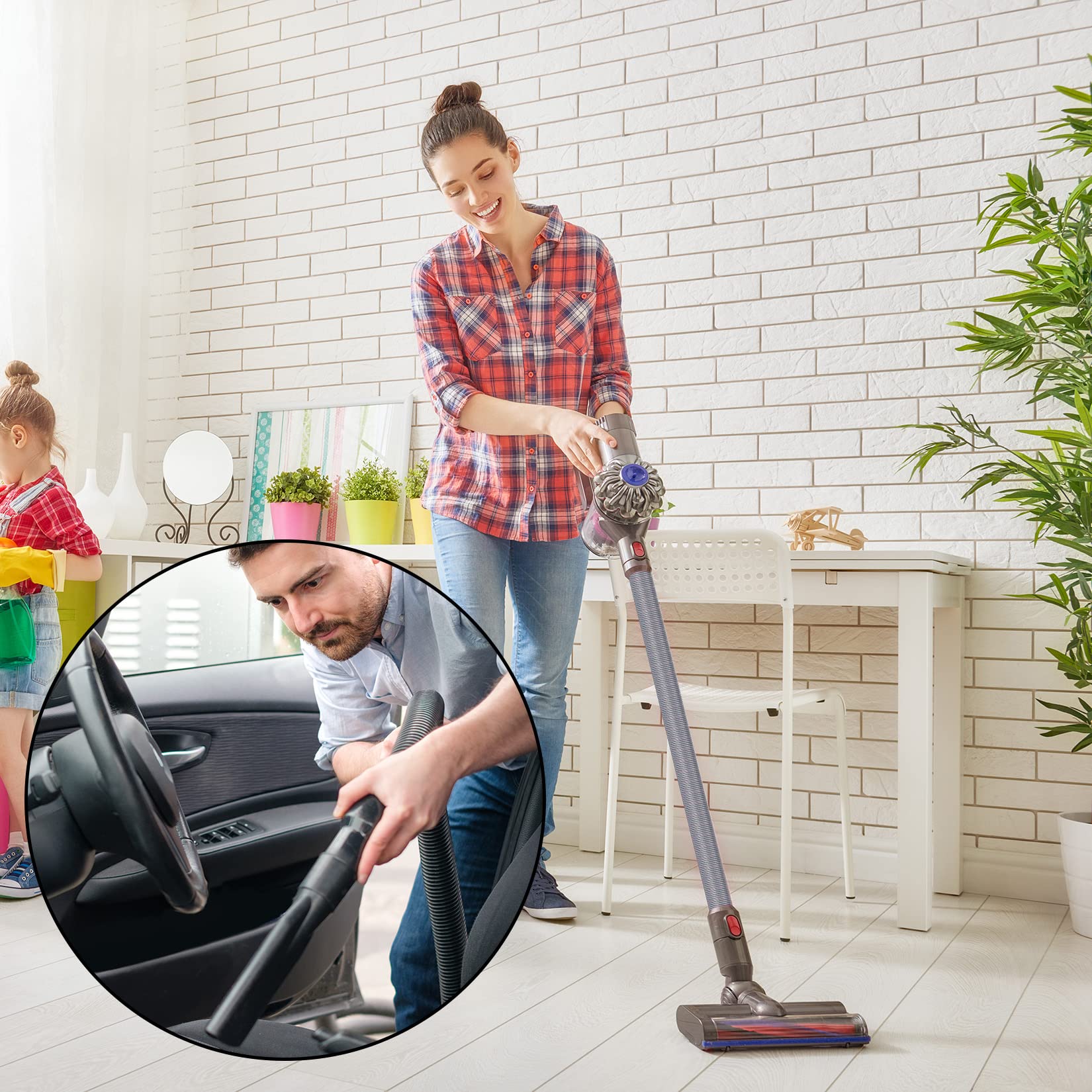 Przedłużenie węża do odkurzacza Dyson V7 V8 V10 SV10 SV11, wąż przedłużający, wąż zastępczy, akcesoria