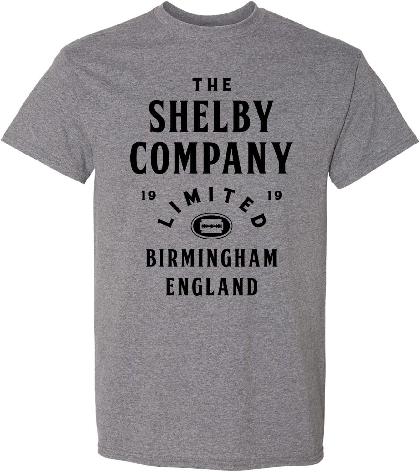 Shelby Company Limited - Peaky Birmingham England 1920s TV T Shirt - Large - Graphite Heather