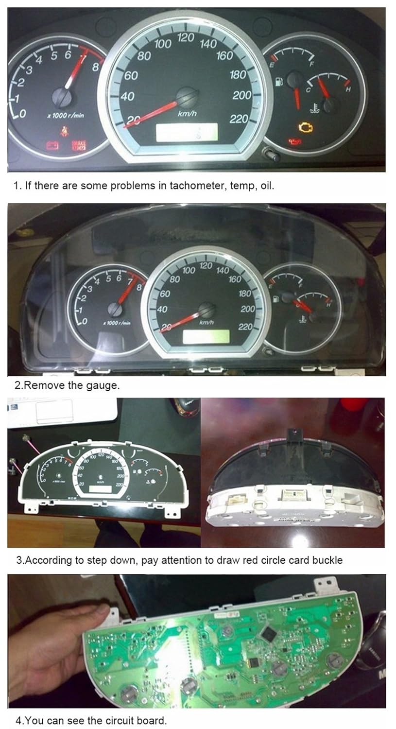 Dr.Roc Compatible Instrument Cluster Gauge Stepper Motor Repair Kit