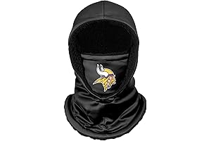 FOCO NFL Team Logo Hooded Gaiter Balaclava Face Covering