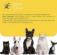 Vista 7 de Spray desodorizante para perros – Perfume perfumado de piña colada para perros malolientes – Spray de aseo seguro y refrescante para perros