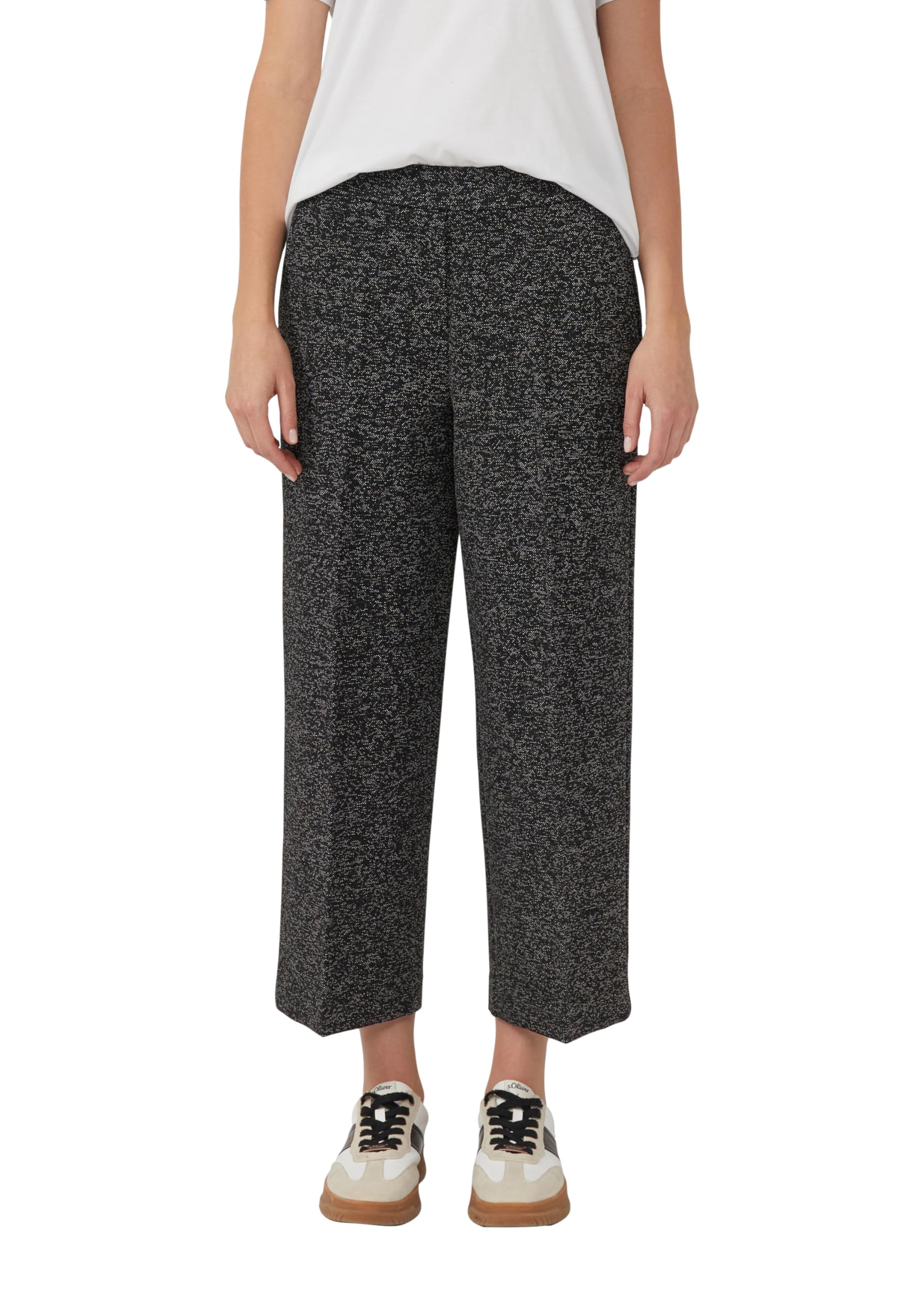 s.Oliver Culotte in Melange-Optik mit Elastikbund