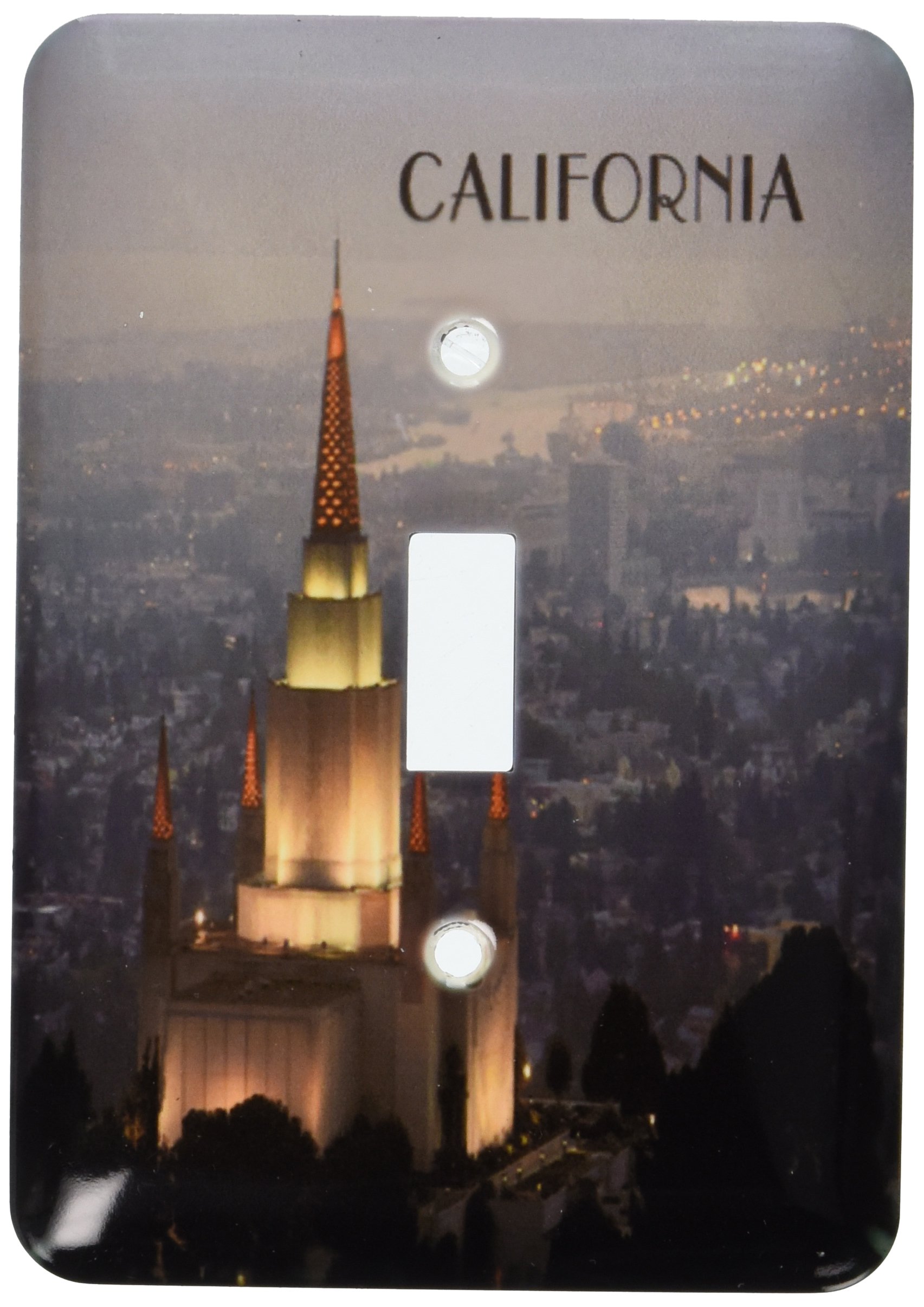 Interrupteur simple 3dRose LSP_62527_1 temple mormon Oakland California