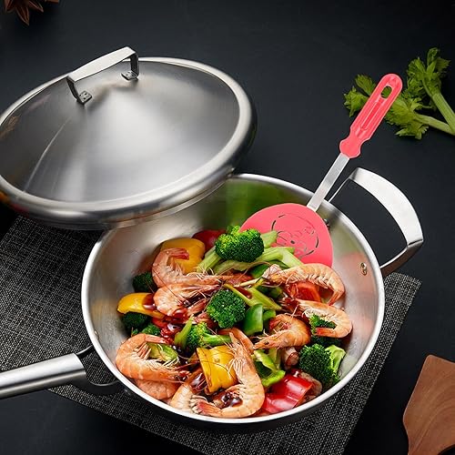 Miniatura 6 de Lurrose Espátula de Navidad con mango de copo de nieve para decoración de pasteles de Navidad, 3 piezas, para hornear y cocinar