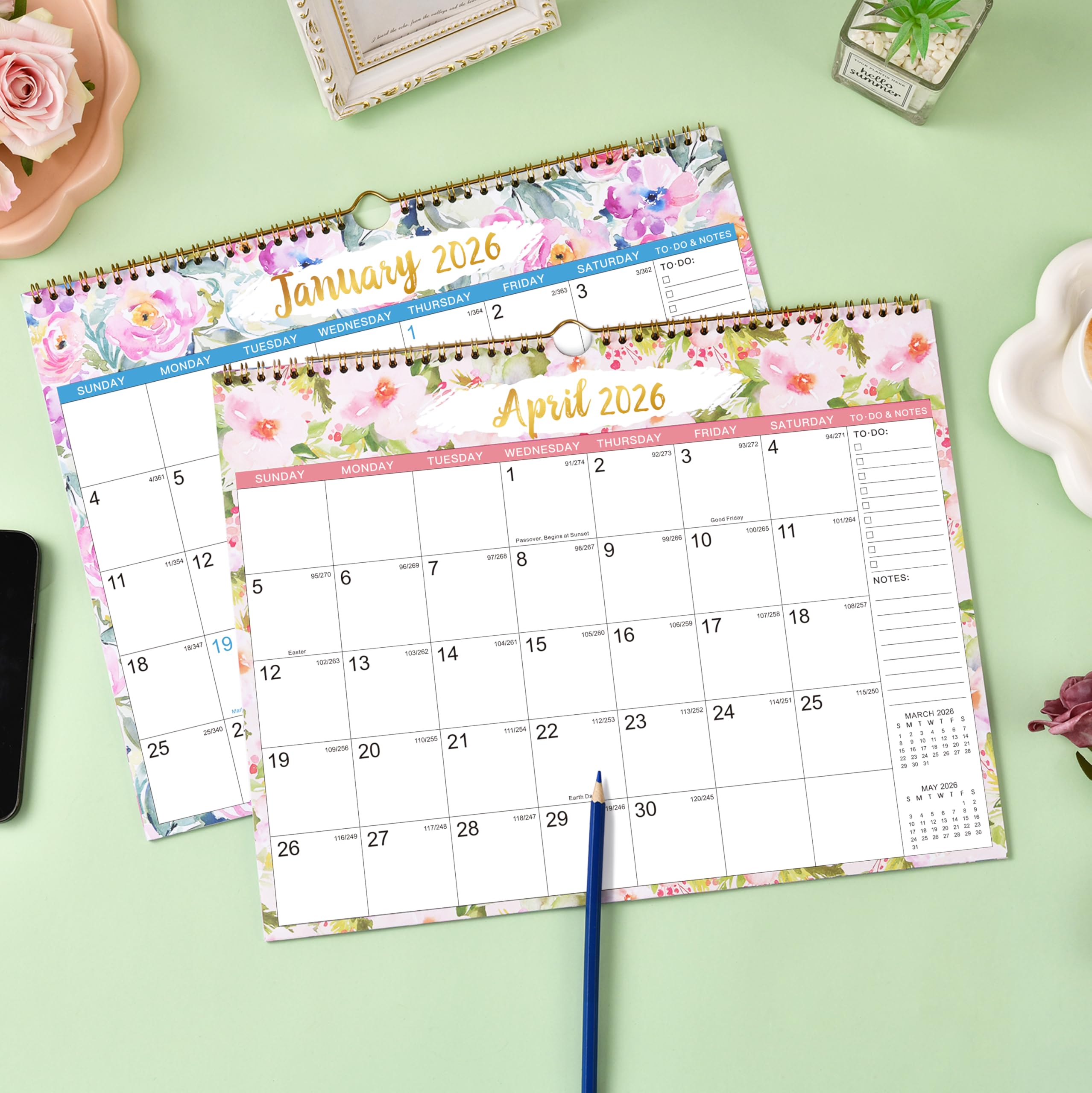 Amazon.com: 2026 Wall Calendar - January 2026 - December 2026
