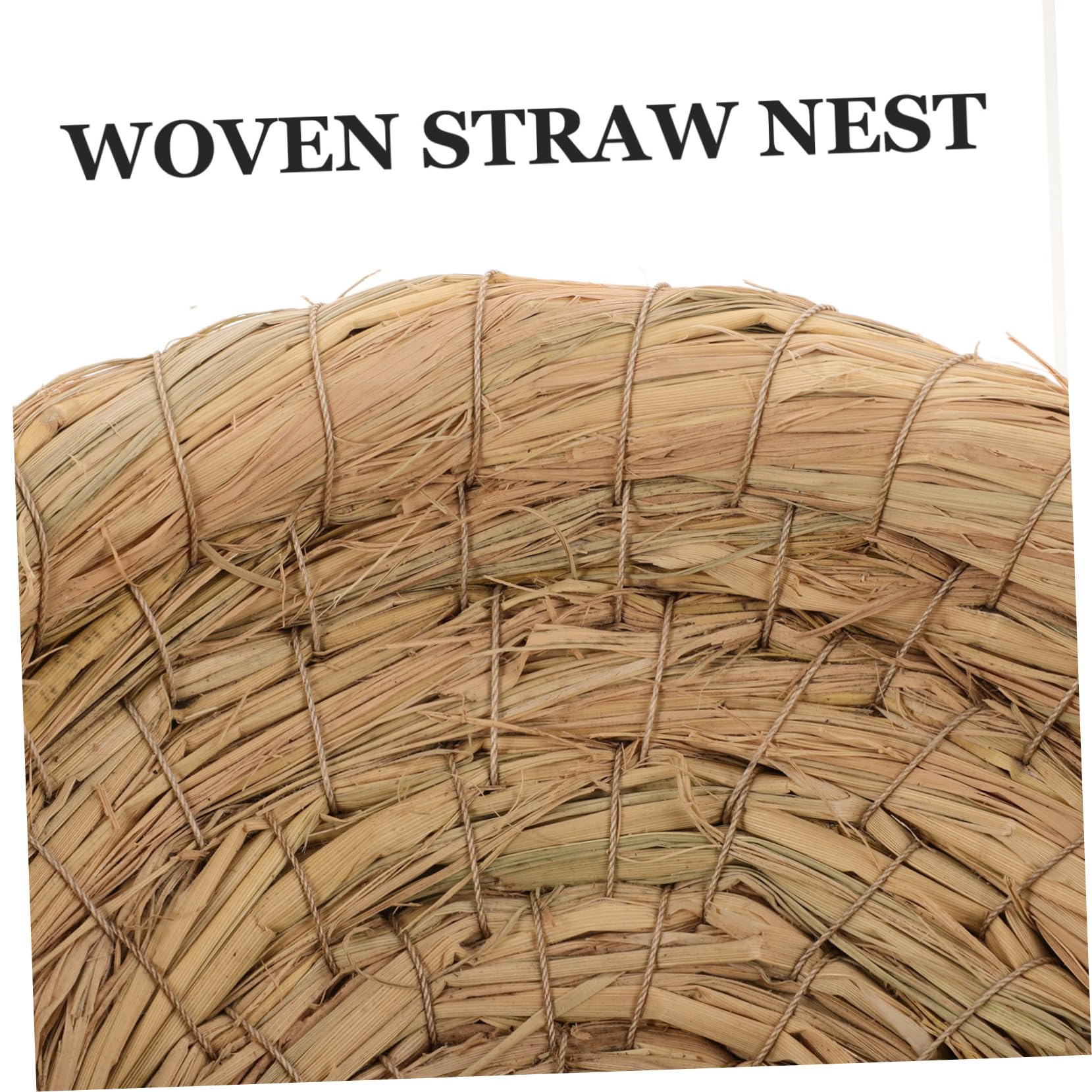 BESPORTBLE 5 Stück-Pack Gewebte Strohnester aus Hasen Stroh für Kaninchen und Kleintiere Beige Handgefertigt Sorgt für Geborgenheit und Nestverhalten