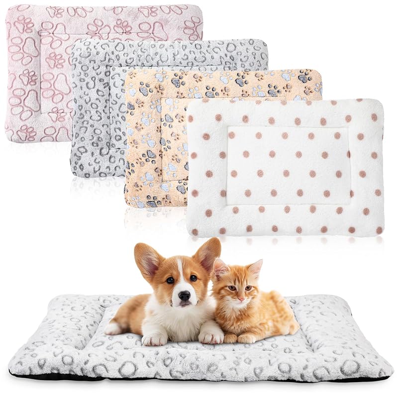Colchonete macio para gatos, cães pequenos e pequenos animais Chicmount 65 x 45 cm – Pacote com 4