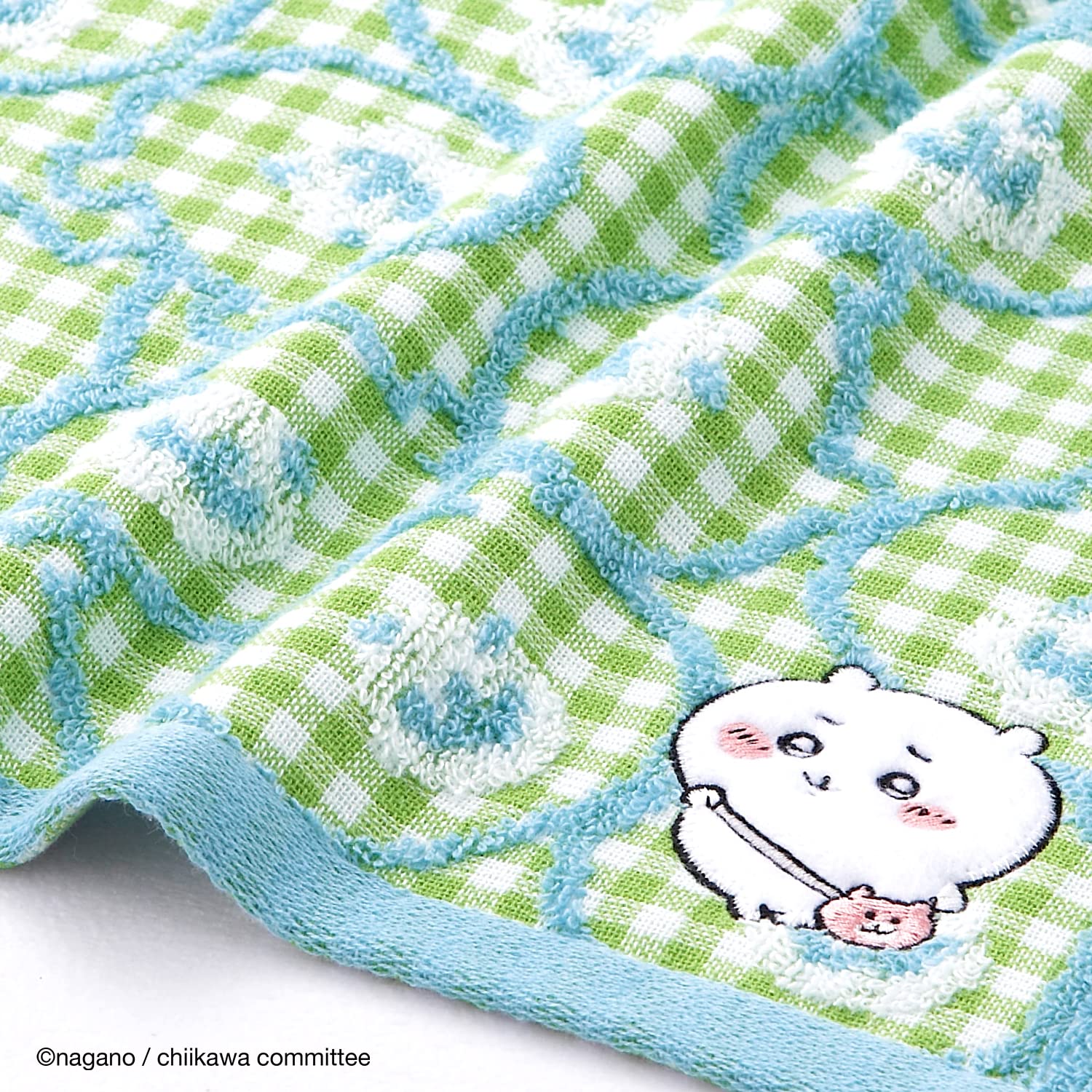 Amazon｜ちいかわ chiikawa ポシェット フェイスタオル グリーン