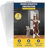 Vista 16 de PROTECTO Protector de Puerta de 18 x 12 pulgadas contra Arañazos de Perros – Protector contra Arañazos de Gatos y Perros para Uso Interior/Exterior