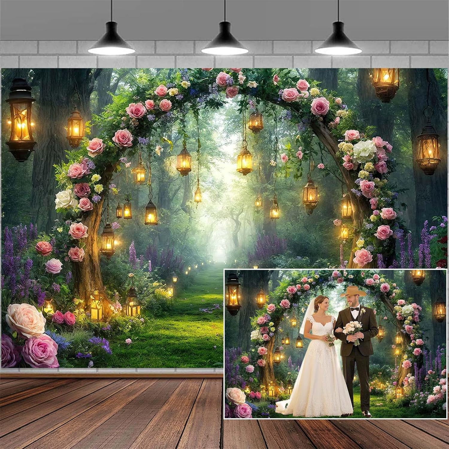 12x10ft Country Wedding Photography Backdrop Rustic Barn Door Photography Backdrop Farmhouse Pink Flower Cabin Wooden Birthday Baby Shower Wedding Bridal Party Banner Photo Booth Props Background