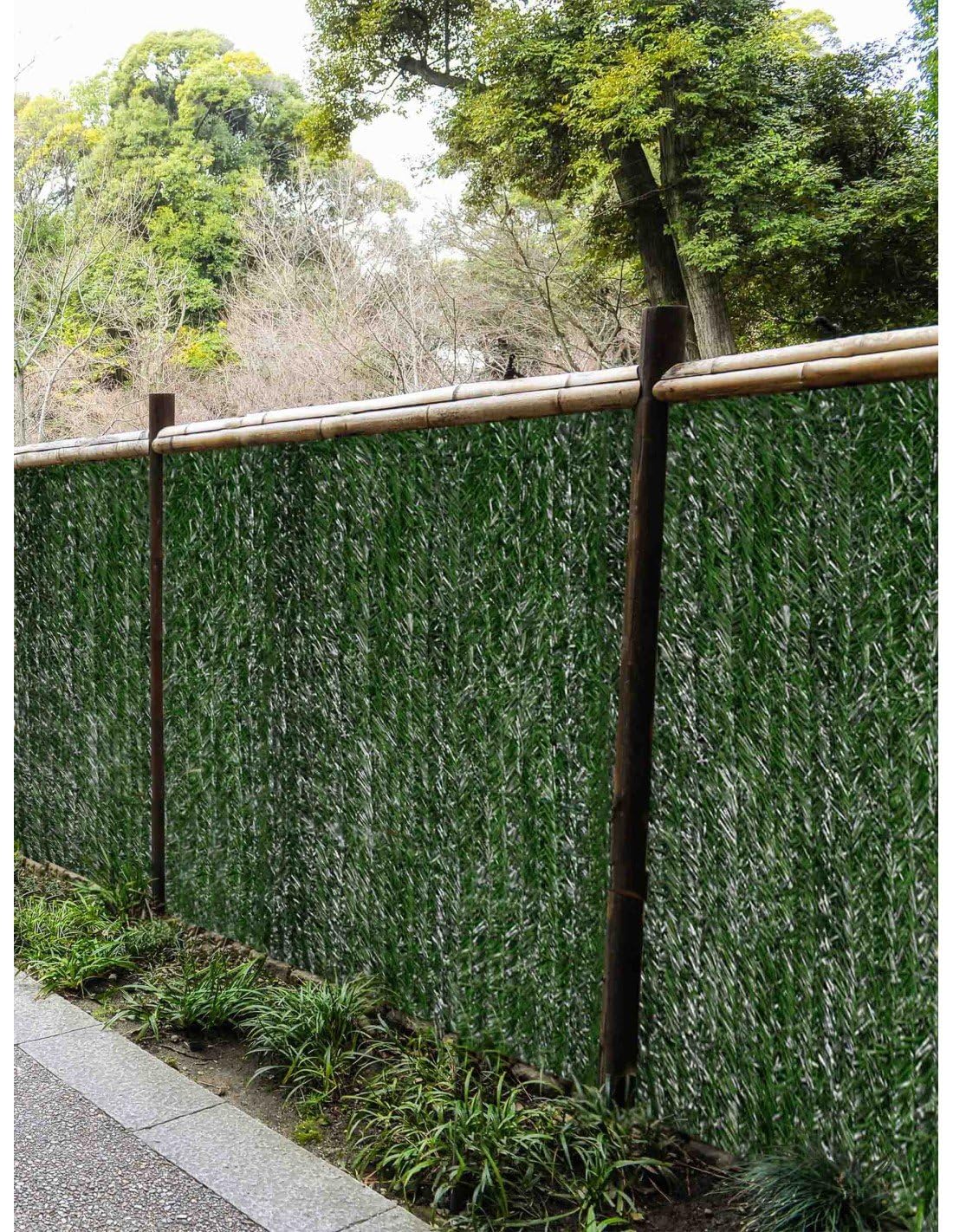 Jardin202 - Seto Artificial Premium Verde | 90% Ocultación | UV Resistente | Fácil Instalación Ideal para Jardín, Balcón, Terraza | 1,50 x 3 Metros (Verde)