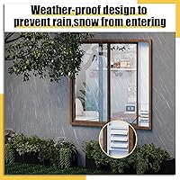 Vista 6 de Kit de ventilación para secadora de ventana con manguera de escape de papel de aluminio de 10 pies, kit de ventana de ventilación de secadora