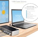 StarTech.com USB-C Quad Monitor Docking Station for MacBook Pro/Air M1 M2 M3 M4 & Windows, Universal 4K 60Hz HDMI DP Dock, Thunderbolt Compatible, 100W Laptop Charging (DK31C4DPPD) | MacBook Air, Windows, macOS, ChromeOS, 100W charging, 4-port USB hu